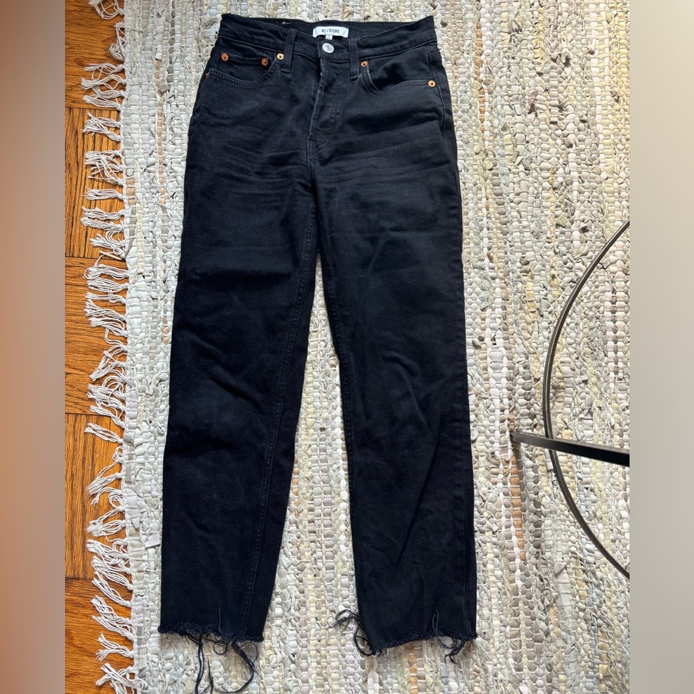 Black Redone Jeans